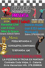 Pizzeria fuorigiri karaoke e ballo